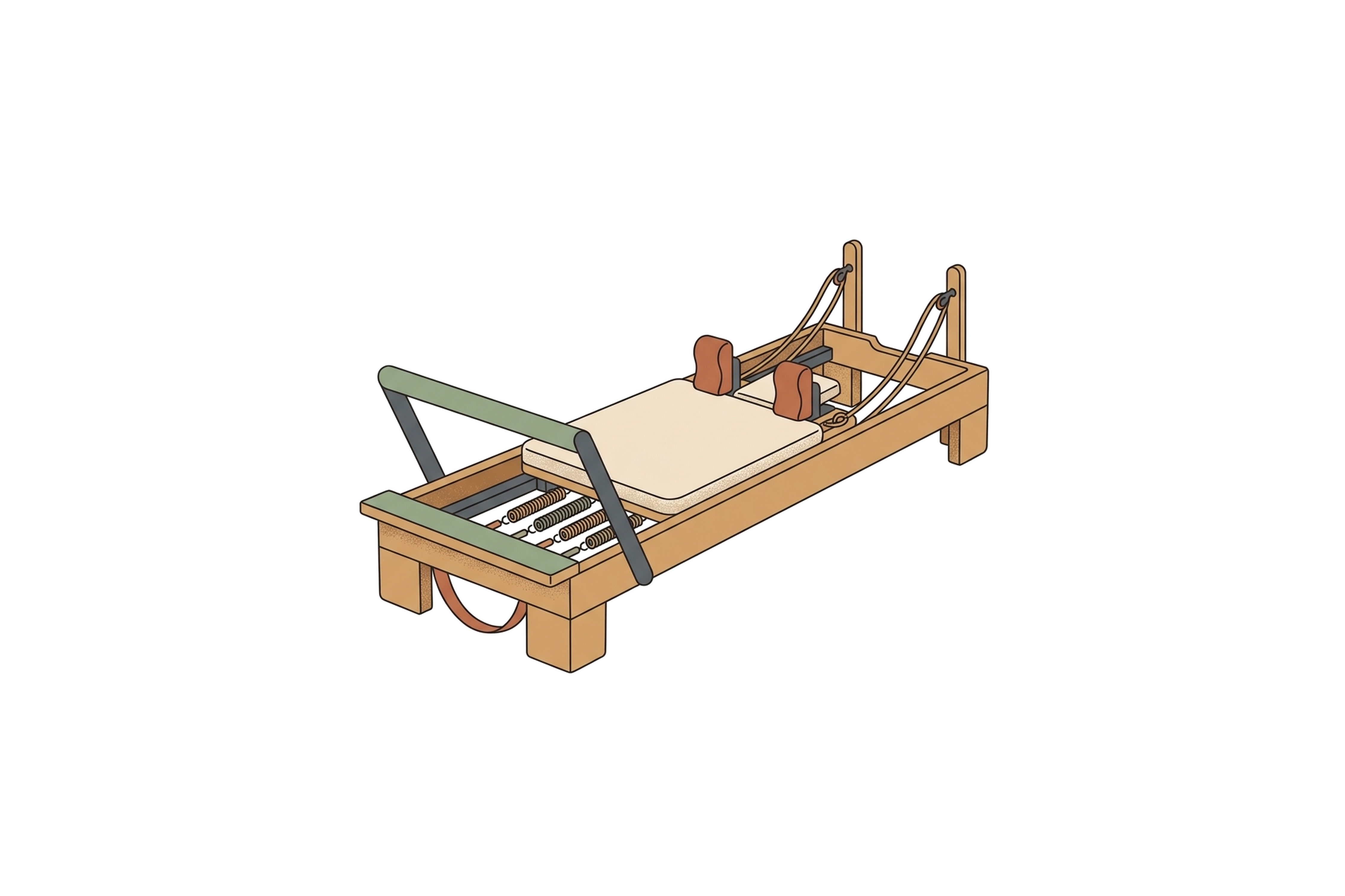 Solid Hardwood Studio Pilates Reformer