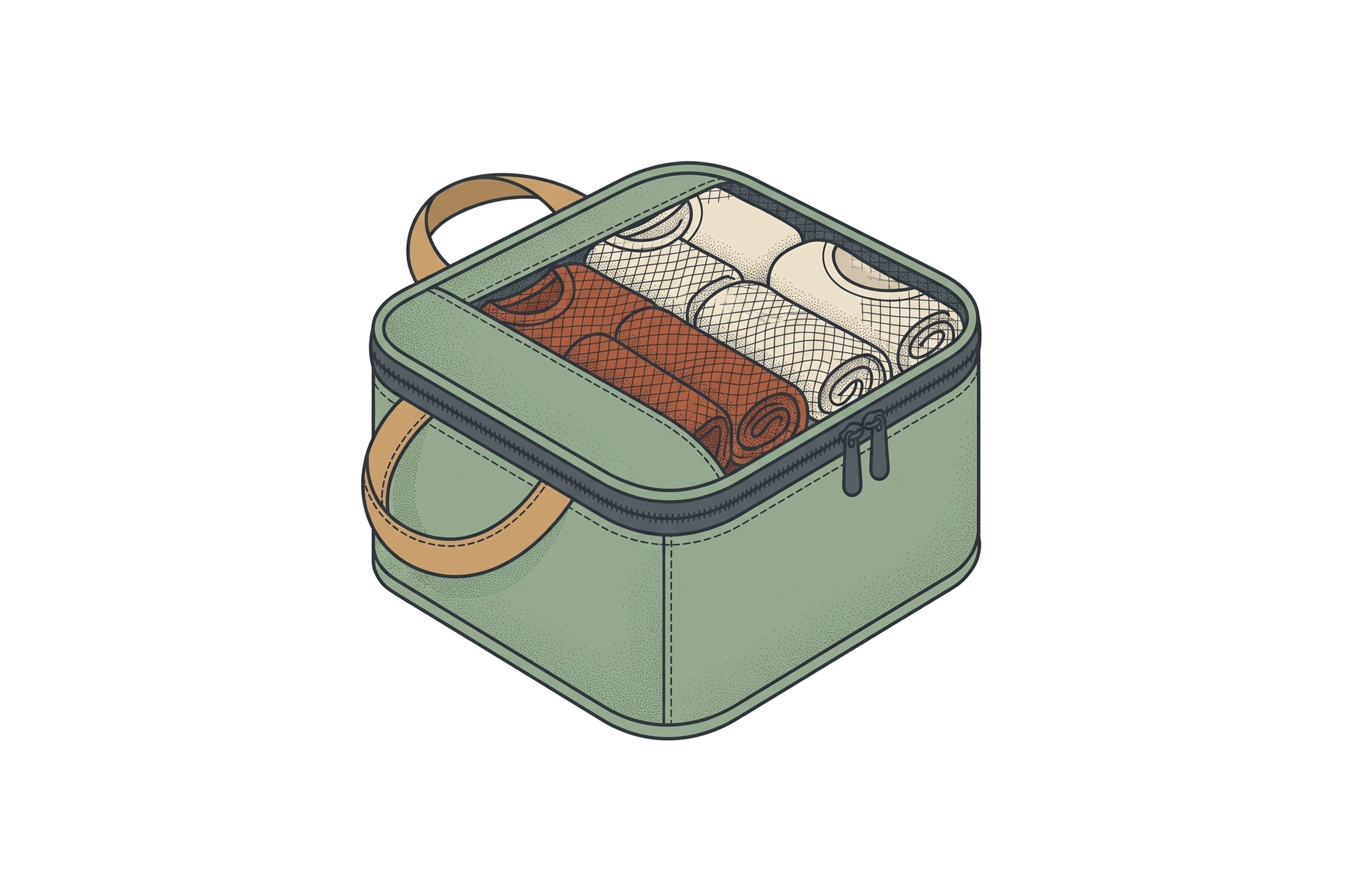 Ripstop Double-Compression Luggage Cube